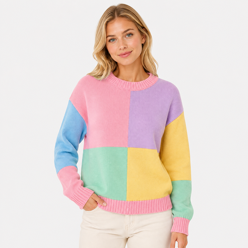 Jellybean Colorblock Sweater