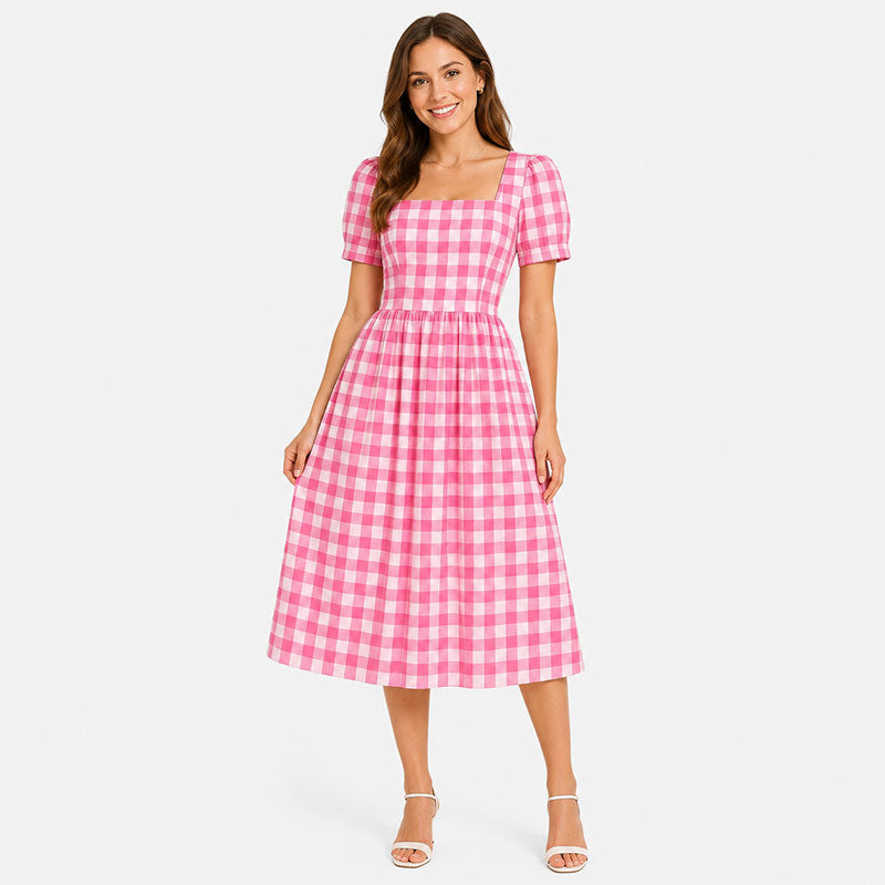Picnic Pop Gingham Dress