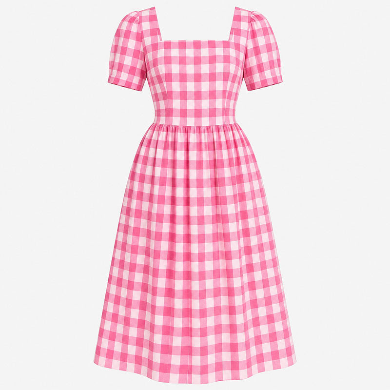 Picnic Pop Gingham Dress