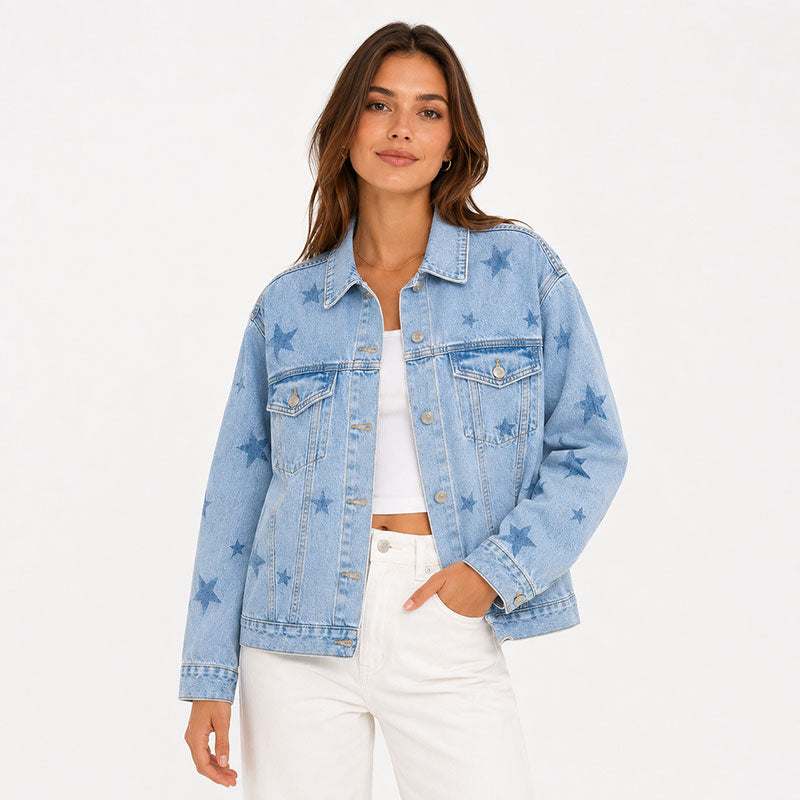 Star Scatter Denim Jacket