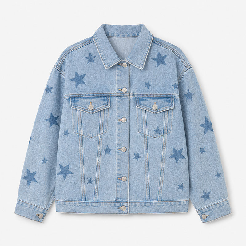 Star Scatter Denim Jacket